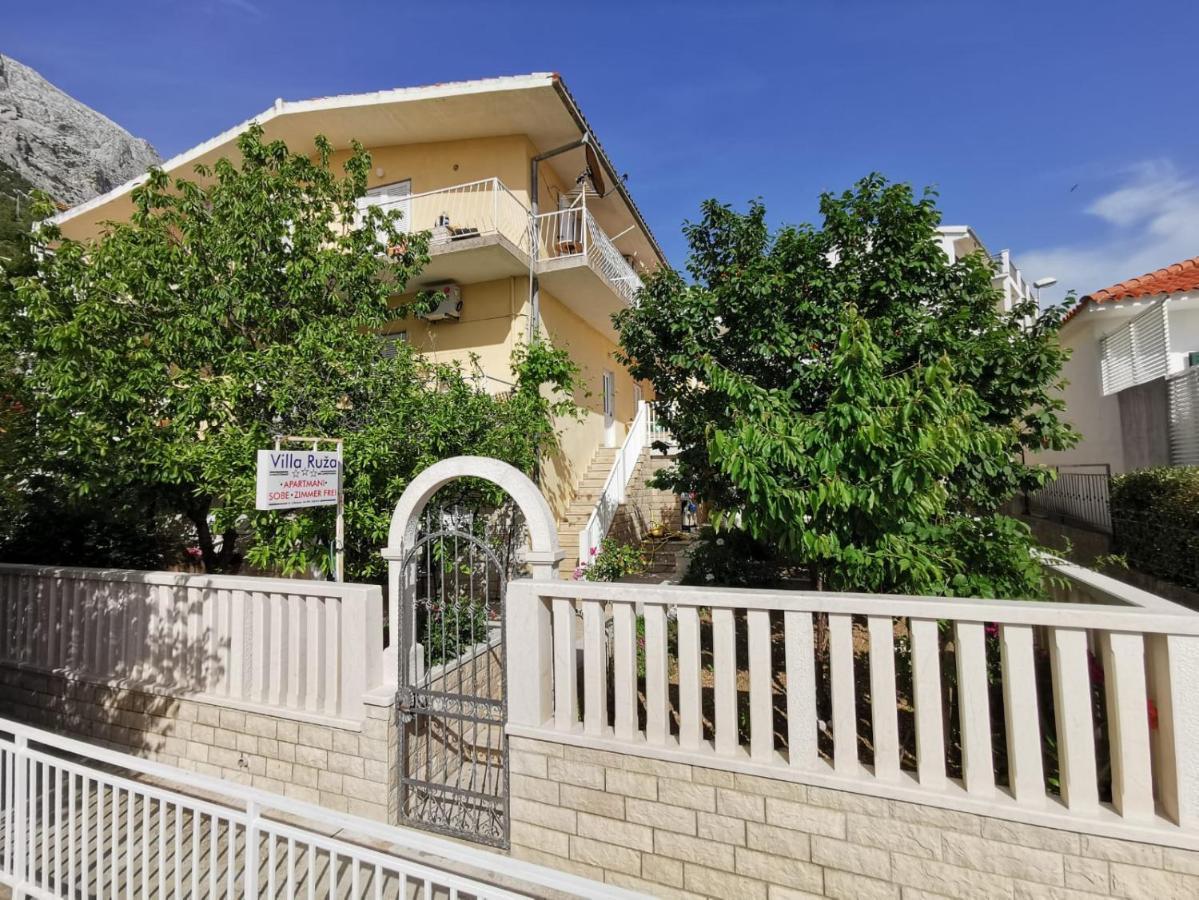 Villa Ruza 30M From The Beach Baška Voda Eksteriør bilde