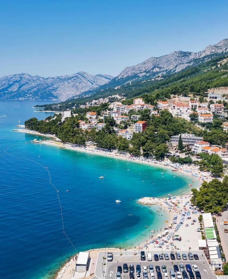Villa Ruza 30M From The Beach Baška Voda Eksteriør bilde