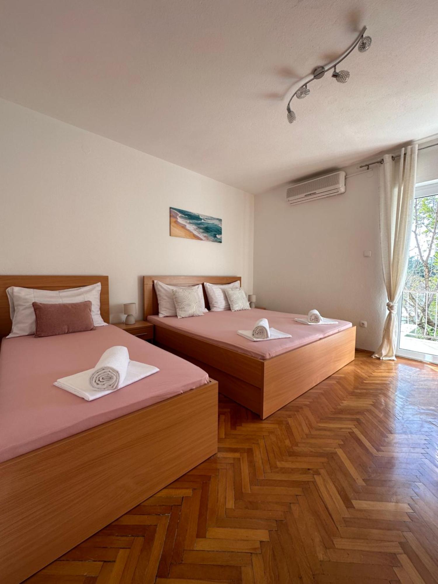Villa Ruza 30M From The Beach Baška Voda Rom bilde