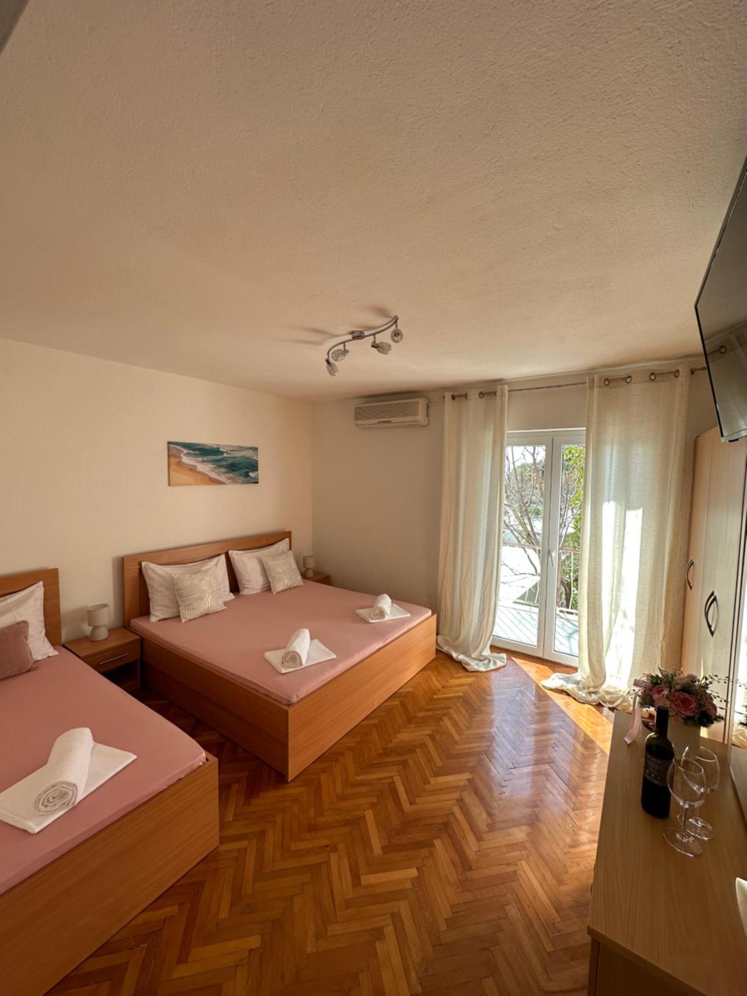 Villa Ruza 30M From The Beach Baška Voda Rom bilde